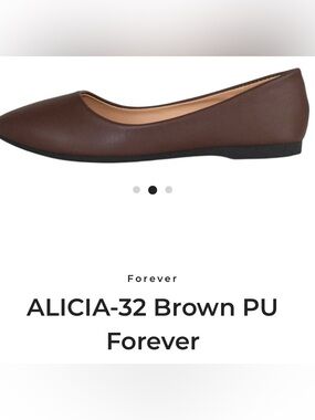Forever 21 Alicia-32 Brown Women's Ballet Flats